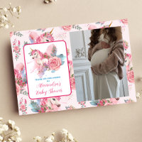 Foto Magical Unicorn Rainbow Baby Dusche
