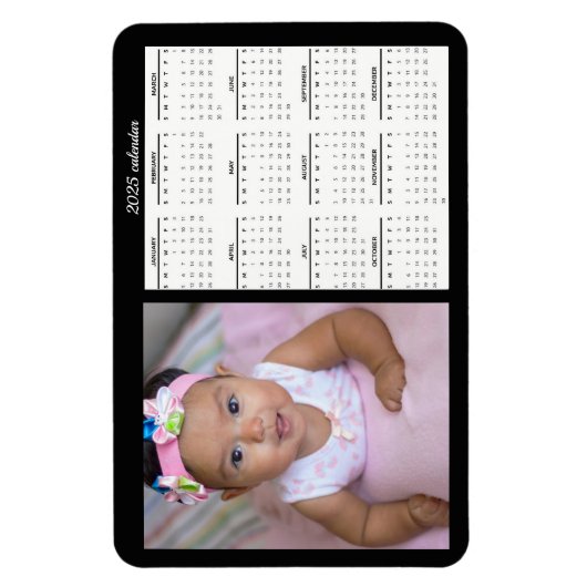 Foto Magnet 2025 Personalisierte Magnete (Vertikal)