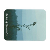 Foto Magnet - Auf der Spitze der Welt ... (Horizontal)