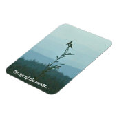 Foto Magnet - Auf der Spitze der Welt ... (Linke Seite)