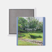 Foto Magnet aus Mahogany Bay, Roatan, Honduras (Vorderseite/Rückseite)