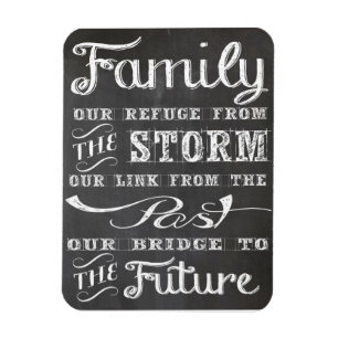 Foto-Magnet der Familie 3 "x4" Magnet