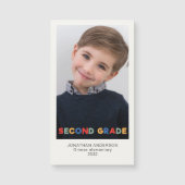 Foto-Magnet der zweiten Klasse Magnetkarte (Vorderseite)