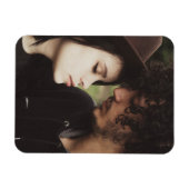 Foto Magnet des niedlichen romantischen Paares (Horizontal)