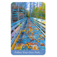 Foto Magnet folgen Sie Ihrem eigenen Weg