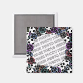 Foto Magnet für den Fußball-Ball (Vorderseite/Rückseite)