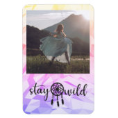 Foto Magnet für einfache Farben Boho Dreamcatcher (Vertikal)