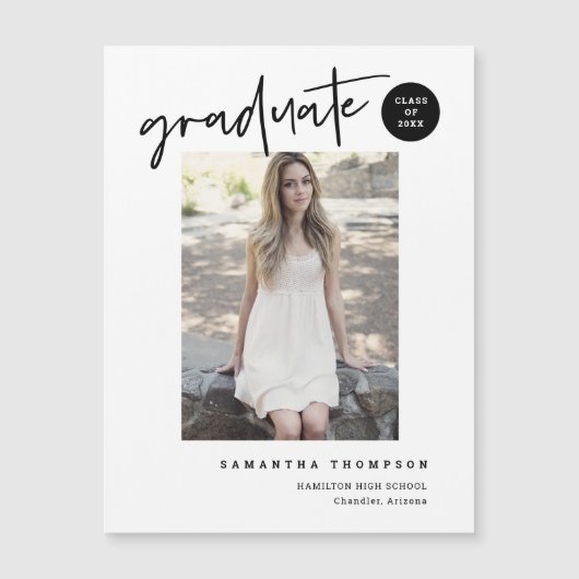 Foto Magnet für moderne Skripterziehung (Vorderseite)