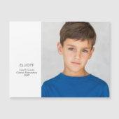 Foto-Magnet für Schuljahr Magnetkarte (Vorderseite)