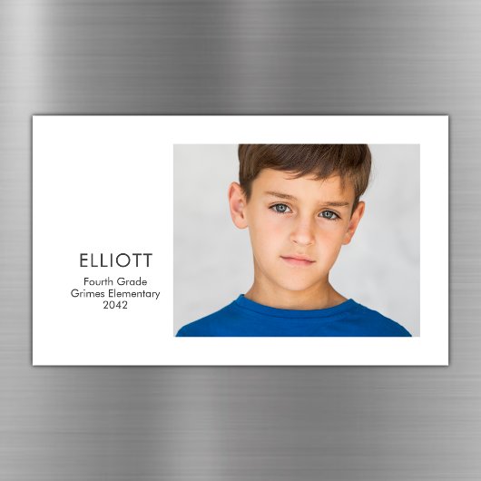 Foto-Magnet für Schuljahr Magnetkarte