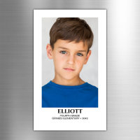 Foto-Magnet für Schuljahr