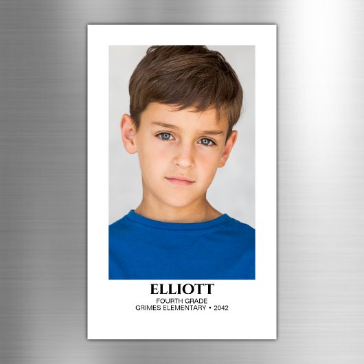 Foto-Magnet für Schuljahr Magnetkarte