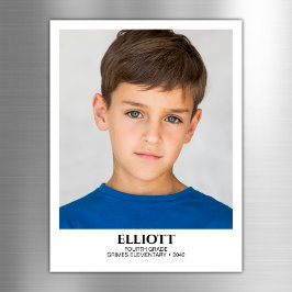 Foto-Magnet für Schuljahr Magnetkarte