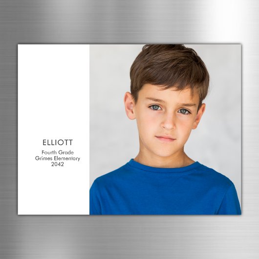 Foto-Magnet für Schuljahr Magnetkarte