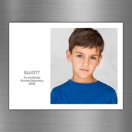 Foto-Magnet für Schuljahr Magnetkarte