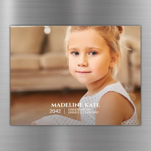 Foto-Magnet für Schuljahr Magnetkarte