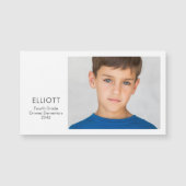 Foto-Magnet für Schuljahr Magnetkarte (Vorderseite)