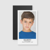 Foto-Magnet für Schuljahr Magnetkarte (Vorne/Hinten)