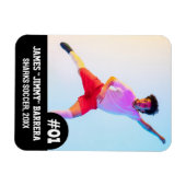Foto-Magnet für Sportteam-Player (3"x4"in) Magnet (Horizontal)
