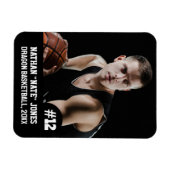 Foto-Magnet für Sportteam-Player (3"x4"in) Magnet (Horizontal)