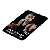 Foto-Magnet für Sportteam-Player (3"x4"in) Magnet (Linke Seite)