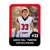 Foto-Magnet für Sportteam-Player (3"x4"in) Magnet (Vertikal)