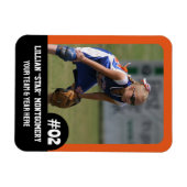 Foto-Magnet für Sportteam-Player (3"x4"in) Magnet (Horizontal)
