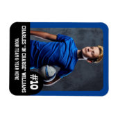 Foto-Magnet für Sportteam-Player (3"x4"in) Magnet (Horizontal)