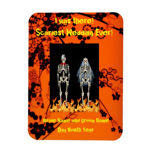 Foto Magnet Gastgeschenk Hochzeit (Vertikal)