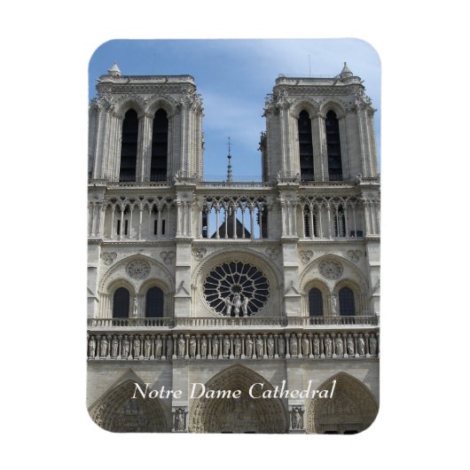 Foto Magnet - Kathedrale Notre Dame (Vertikal)