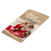 Foto Magnet - Merry & Bright Gold (Linke Seite)