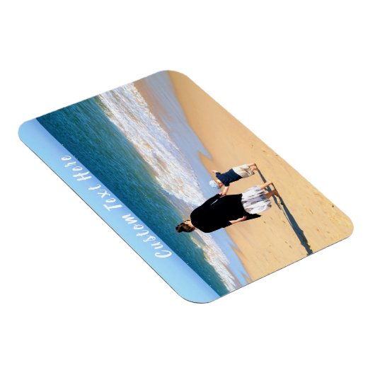 Foto-Magnet mit benutzerdefiniertem Text personali Magnet (Rechte Seite)