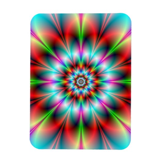 Foto-Magnet mit doppelter Blume Magnet (Vertikal)