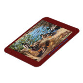 Foto Magnet mit Enten auf Bordeaux (Linke Seite)