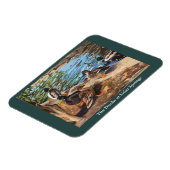 Foto-Magnet mit Enten Magnet (Linke Seite)