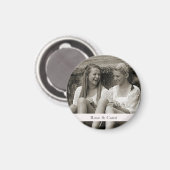 Foto Magnet mit Ihrem Text (Vorderseite/Rückseite)