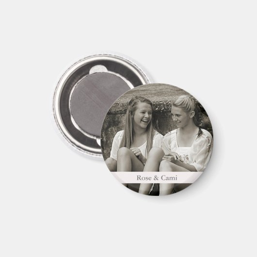 Foto Magnet mit Ihrem Text (Vorderseite/Rückseite)