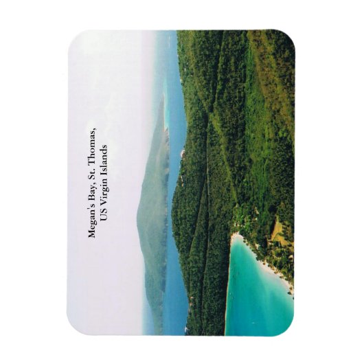 Foto Magnet mit Inselszene (Vertikal)