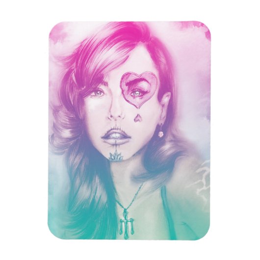 Foto Magnet - Regenbogen (Vertikal)