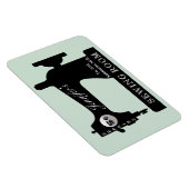 Foto Magnet Seamress Quilter Nähraum (Rechte Seite)