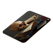 Foto-Magnet "Skull on Books" Magnet (Linke Seite)