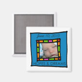 Foto-Magnete Magnet (Vorderseite/Rückseite)