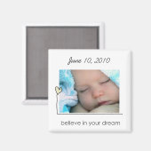 Foto-Magnete Magnet (Vorderseite/Rückseite)