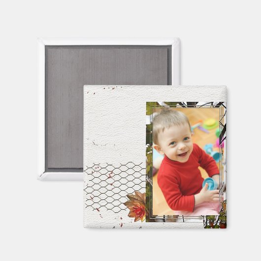 Foto-Magnete Magnet (Vorderseite/Rückseite)