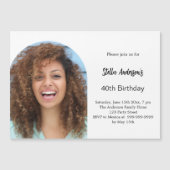 Foto Magneteinladung (Vorderseite)