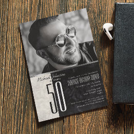 Foto Male 50. Geburtstag Einladung
