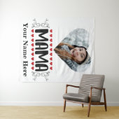 Foto Mama Liebe Herz Wandteppich (Beispiel (Horizontal))