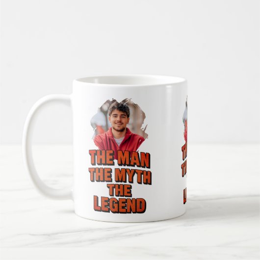 Foto man Mythos Legende Name Spaß Kaffeetasse (Links)