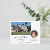 Foto Marketing Ihr Kommunikationsgeschäft Ankündigungspostkarte (Stehend Vorderseite)