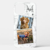 Foto-Marmormonogramm Case-Mate iPhone Hülle (Rückseite)